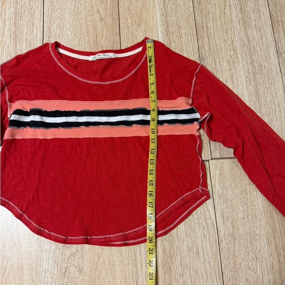 Free People Stripe Cropped Long Sleeve - Picture 4 of 6